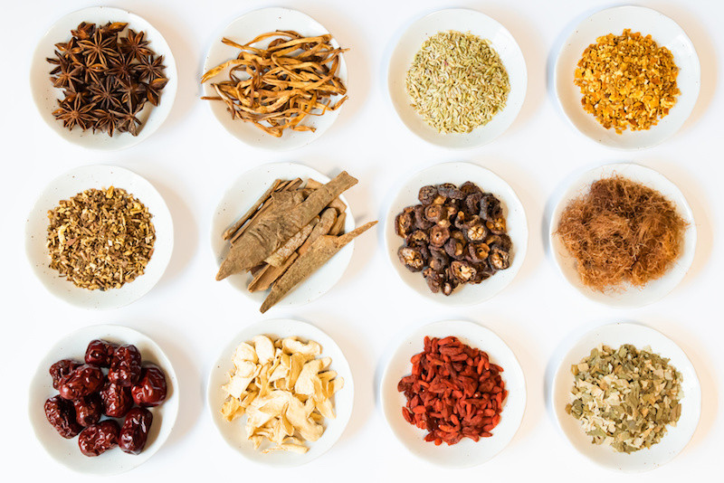 12種類の漢方原料